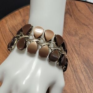 Coro Brown Thermoset Vintage 50s Bracelet